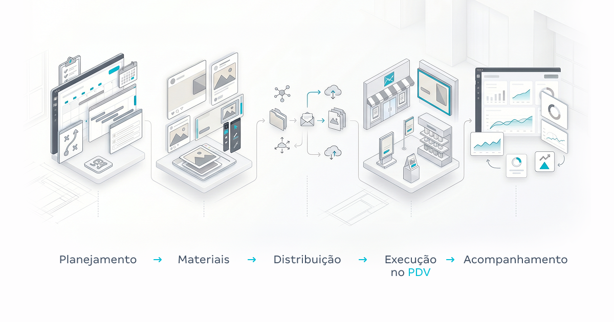 os processos da gestão de campanhas no Deskfy